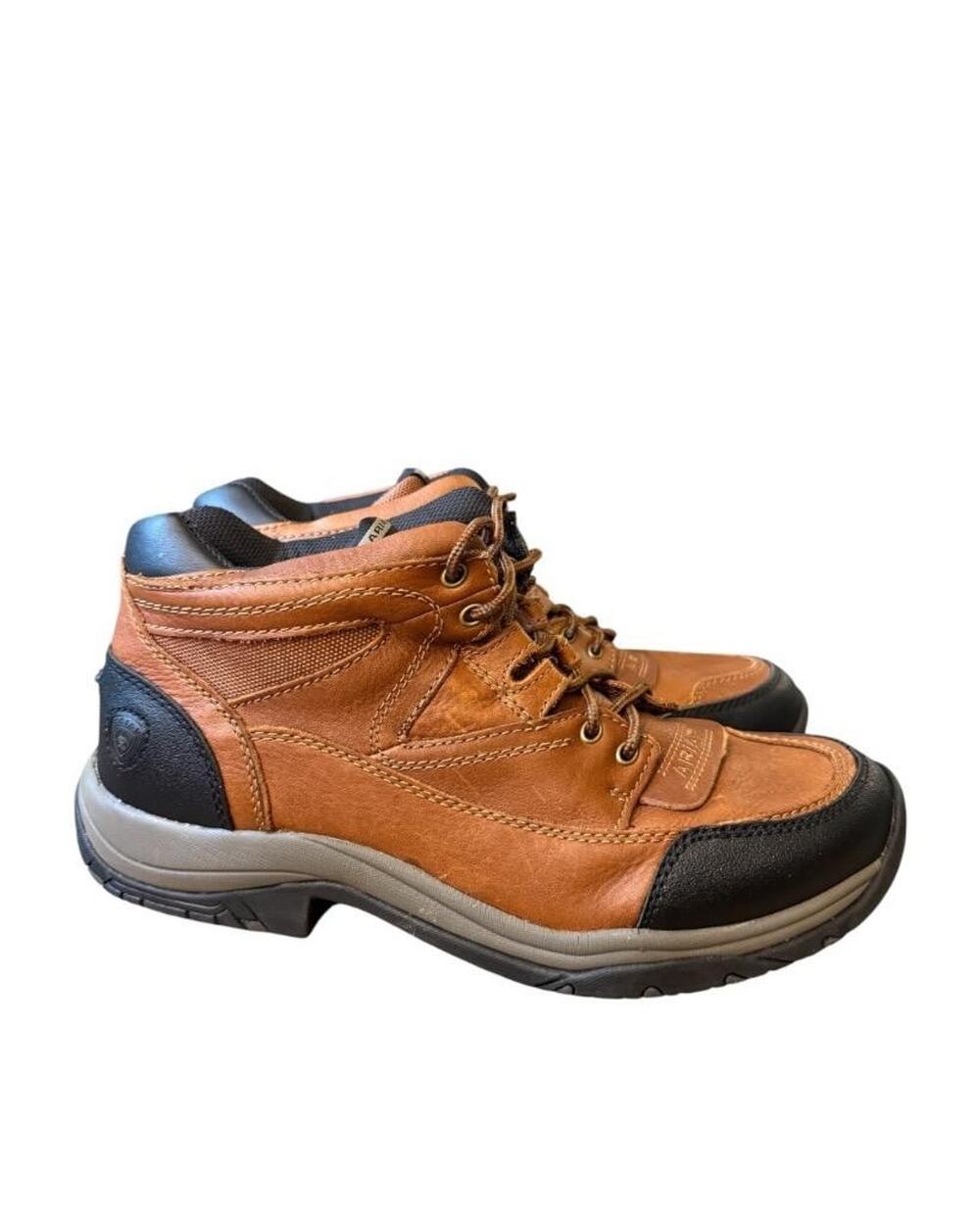 Ariat Terrain Waterproof Brown Leather Hiking Boot Men size 11 D